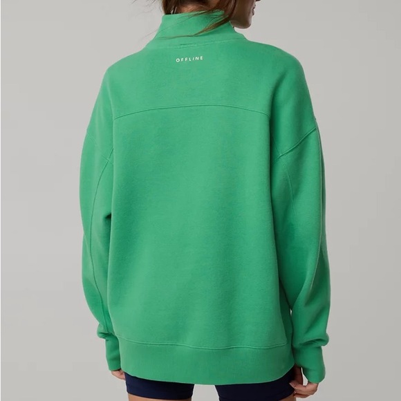 OFFLINE By Aerie Cloud Fleece Oversized Mockneck Sweatshirt - Picture 2 of 10